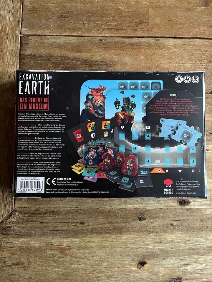 Excavation Earth – Das gehört in ein Museum, Erweiterung Spiel in Gröbenzell