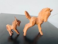 Erzgebirge Holz Krippenfiguren Pferd & Esel, hangeschnitzt DDR Altona - Hamburg Groß Flottbek Vorschau