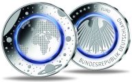 5€ Münze Blauer Planet Köln - Ehrenfeld Vorschau