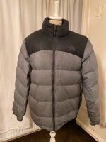 The North Face Mens Grey Black Nuptse Winter Puffer Down Feder Hannover - Mitte Vorschau