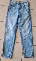 High-Waist MOM-Jeans hellblau (Größe 34) Nordrhein-Westfalen - Telgte Vorschau