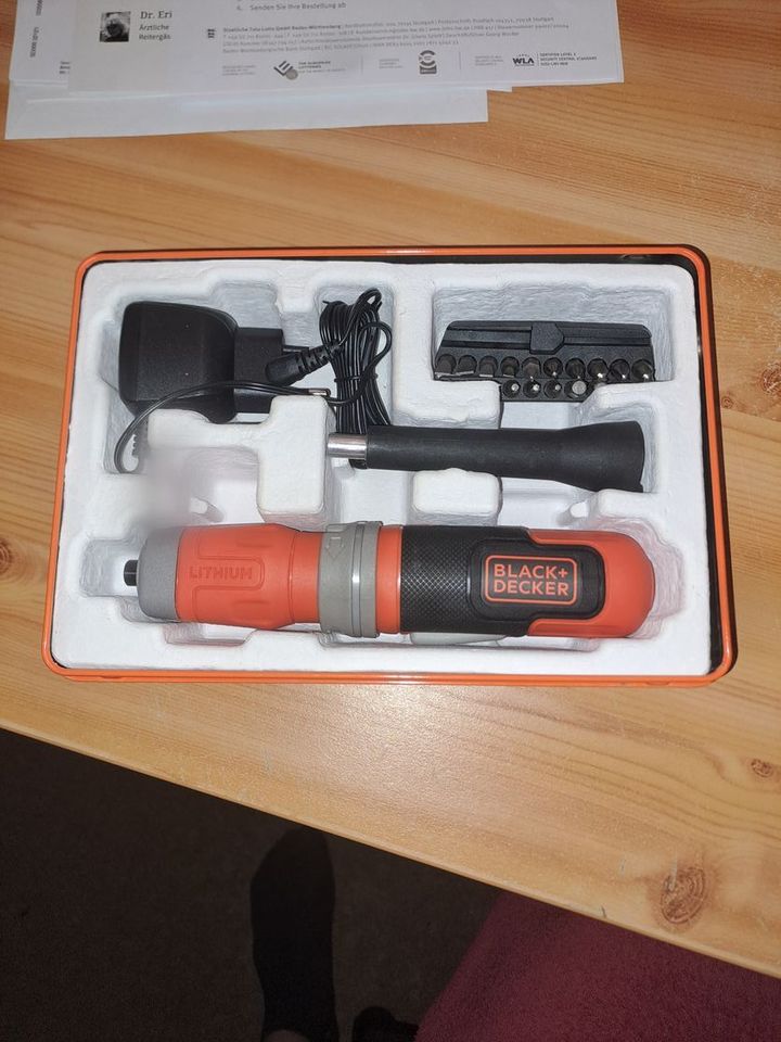 Black+Decker Akku-Stabschrauber (3.6V, 1,5 Ah in Gottmadingen