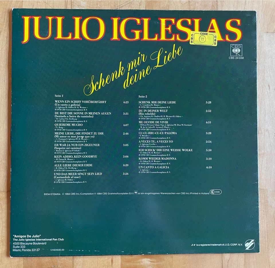 Julio Iglesias | Schenk mir deine Liebe in Sonthofen