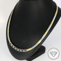 M*168082 Wert 5.250,- Saphir Brillant Collier 585 Gold 14 KT XXYY Essen - Karnap Vorschau