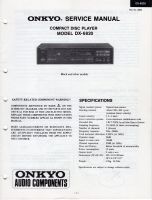 Onkyo DX-6820 CD Player Service Manual Mecklenburg-Vorpommern - Neubrandenburg Vorschau