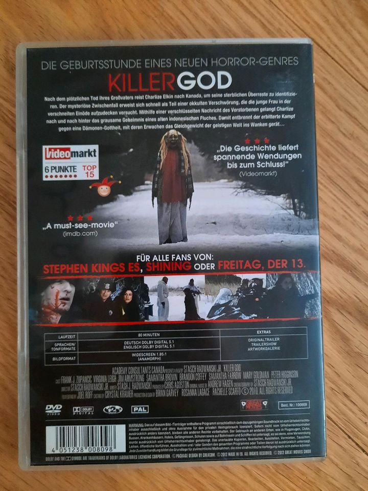 Killer GOD DVD in Brensbach