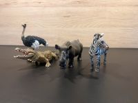 Schleich Zebra, Krokodil, Nashorn, Vogel Strauß Köln - Porz Vorschau