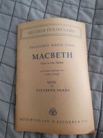 Macbeth, Oper in vier  Akten, Copyright  1928 Bayern - Landsberg (Lech) Vorschau