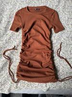 Rostbraunes Kleid mit seitlicher Schnürung von Zara 38 Niedersachsen - Garbsen Vorschau