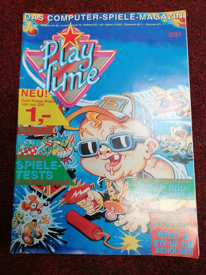 7x Videospiel Magazin: Play Time + Total! 100% Nintendo+Mega Fun in Blindheim