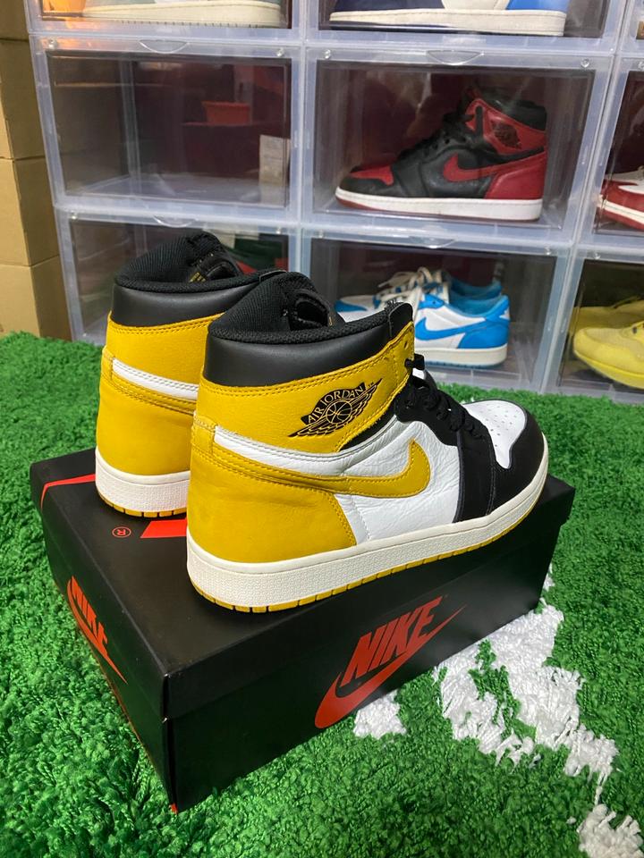Jordan 1 high og yellow hotsell