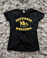 Refugees Welcome Peace Frieden Flüchtlinge T-Shirt Statement S Berlin - Wilmersdorf Vorschau