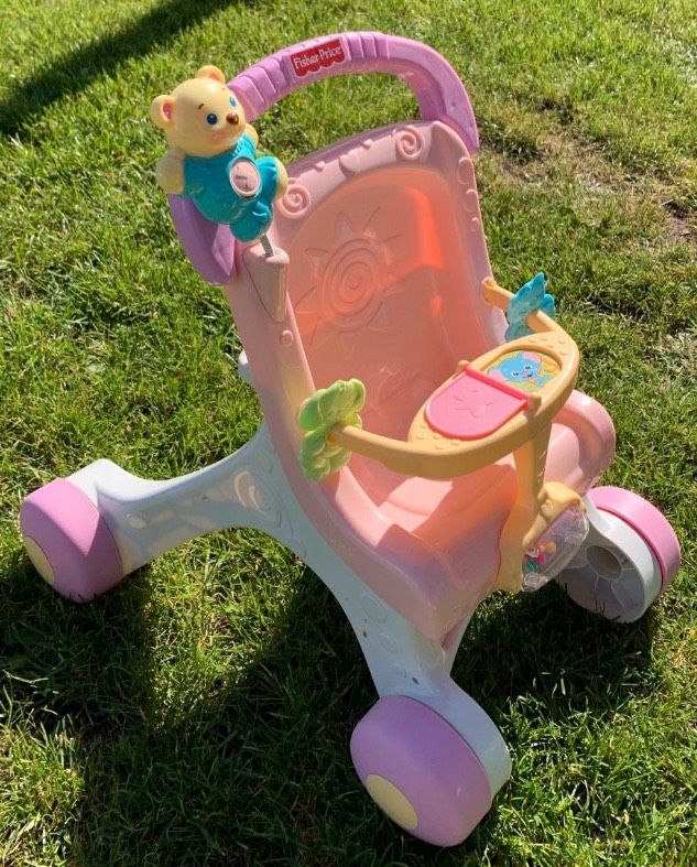 Fisher Price Puppenwagen Lauflernwagen rosa in Wiesenthal