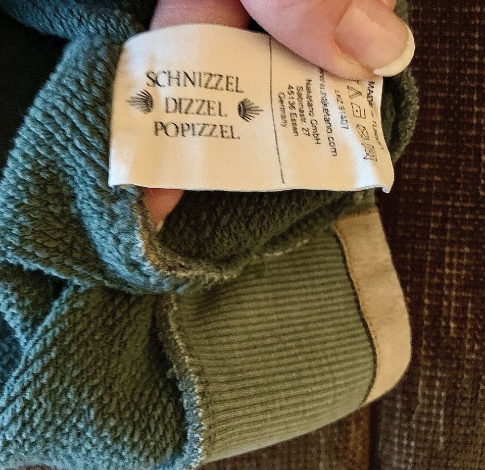 Schnizzel Dizzel Popizzel Hoodie Kapuzenpullover Vögel Sweatjacke in Heroldsberg