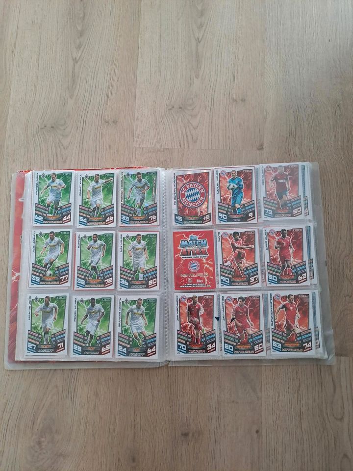 Match Attax Heft 2013/2014 fast vollständig in Aalen