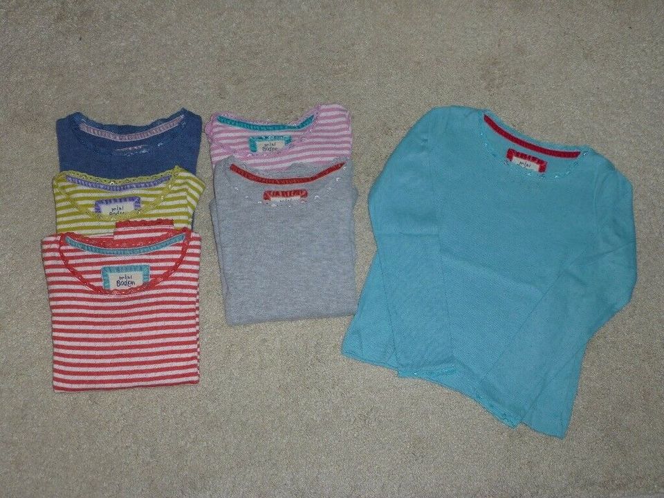 Mini Boden Pointelle Langarmshirt  Lochmuster 7-8 Jahre ab 5€ in Hamburg