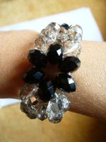 Schickes Armband Kristall weiß schwarz Blume Muster Rheinland-Pfalz - Dorsheim Vorschau