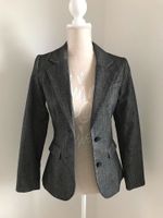 Blazer Jacke Anzug Winter mit Ellbogen Patches grau H&M xs 34 Baden-Württemberg - Oberderdingen Vorschau