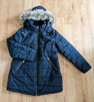 Umstandswinterjacke, marineblau mit Kapuze Dresden - Lockwitz Vorschau