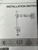 GRIFEMA  Bildschirm Träger Monitor Halterung 13-32  VESA Hessen - Baunatal Vorschau