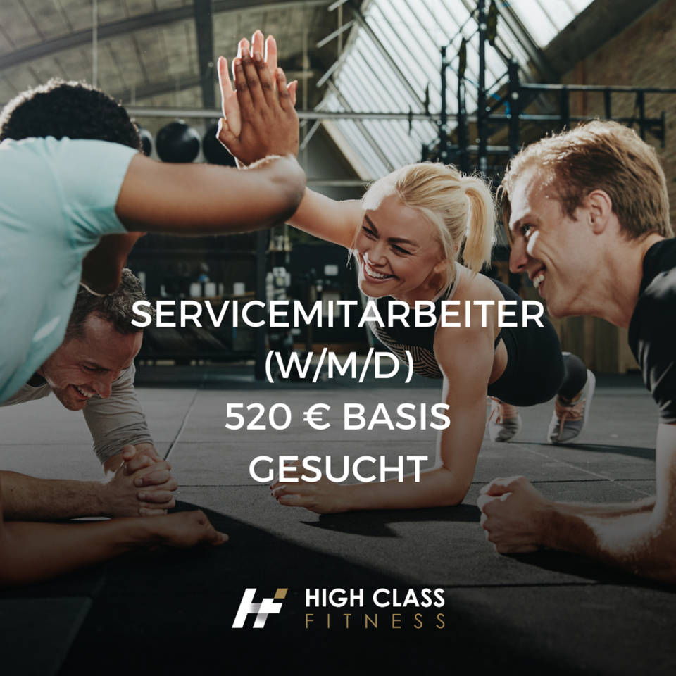 Aushilfe (m/w/d) im Servicebereich bei High-Class Fitness Löhne in Löhne