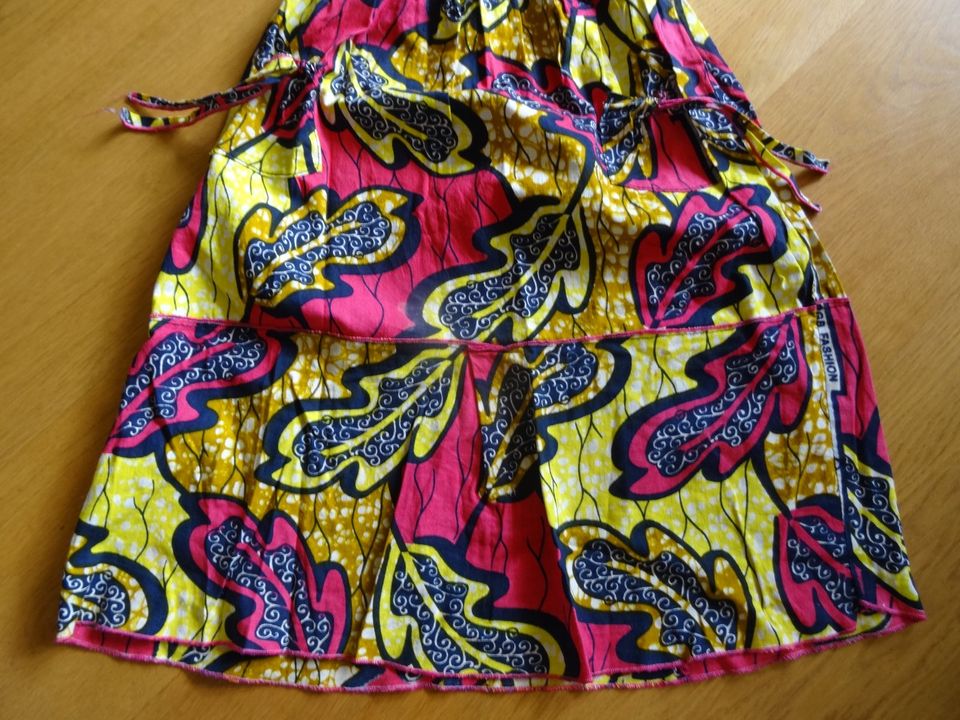 Sommerkleid Afrikanisch 128 134 140 pink gelb schwarz Kleid in Hamburg