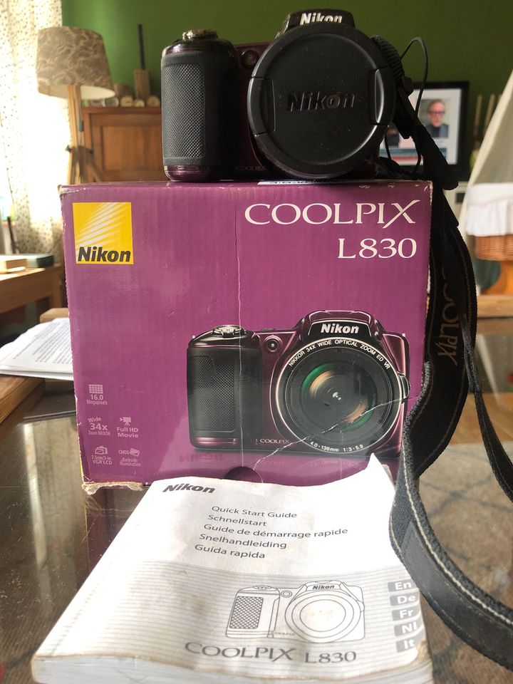 Nikon coolpix L 830 Aubergine 16 Megapixel Full HD Movie in Parchim