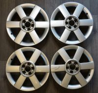 Audi A2 Alufelgen 16 Zoll 8Z0601025B, 5X100 Original mit Deckeln Hessen - Allendorf Vorschau