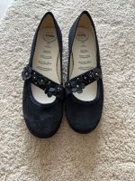 NEU! PRIMIGI Ballerina Gr. 38 Velourleder dunkelblau Hessen - Dreieich Vorschau