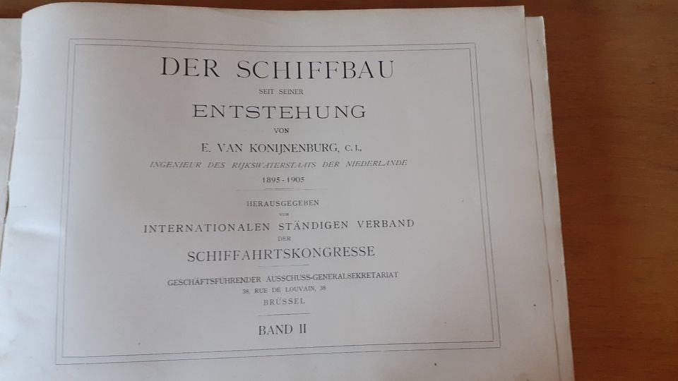 Schiffahrts-Kongresse Internatioaler Ständiger Verband Band II in Stakendorf