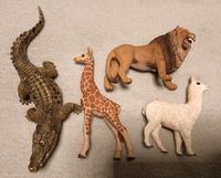 4 Schleichtiere Krokodil Loewe Alpaka Giraffe Bayern - Haibach Unterfr. Vorschau