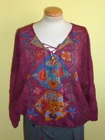 Tunika Desigual bordorot mit Blüten Gr XL neu Versand Bayern - Landshut Vorschau