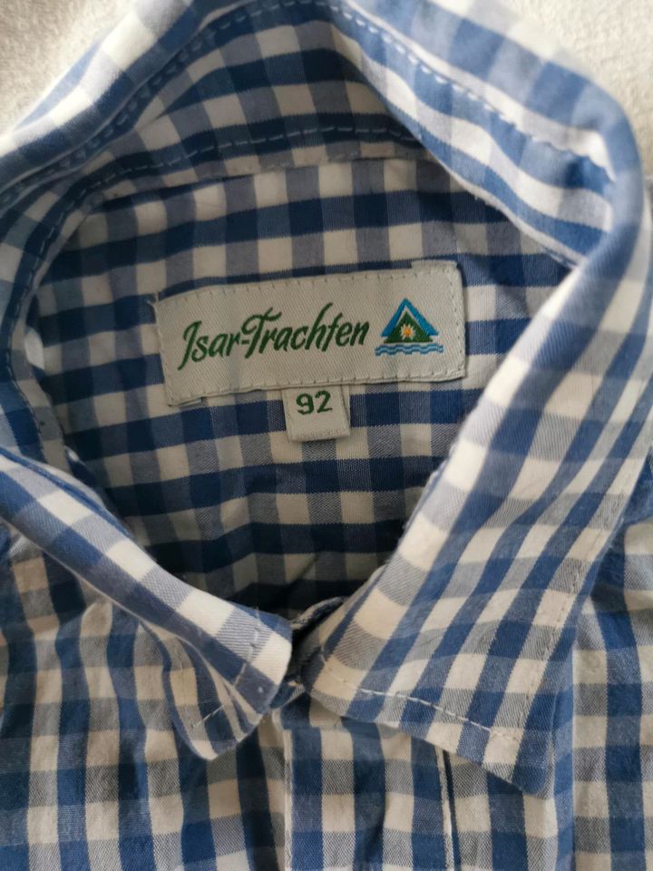 Trachtenhemd, Größe 92, Oktoberfest, Tracht, Isar Trachten in Duisburg