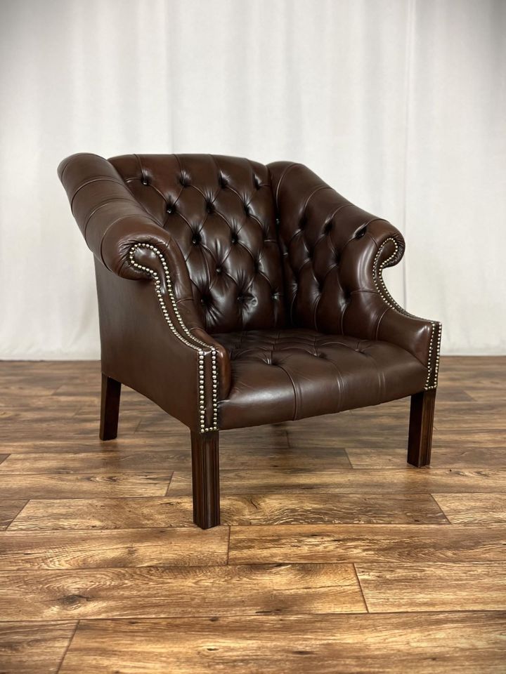 Chesterfield Ledersessel Vintage Sessel Liberty Chair in Hüllhorst