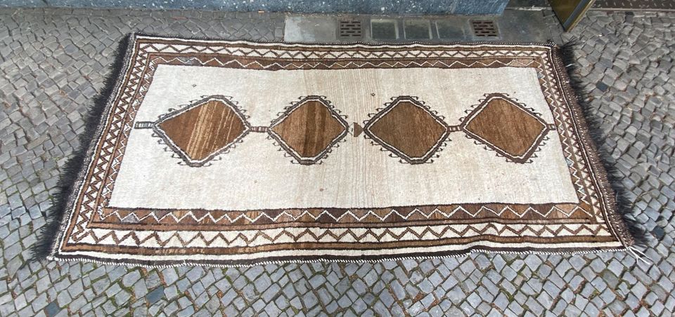 *#41 TEPPICH KELIM BERBER NOMADEN ORIENT WOLLE 60er VINTAGE in Berlin