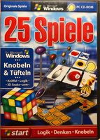 25 Spiele, Knobeln und Tüfteln, PC CD-Rom, PC-Spiel Brandenburg - Hoppegarten Vorschau