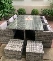 Artelia Sitzgruppe Polyrattan Brooklyn grau neuwertig Garten Cube Niedersachsen - Celle Vorschau