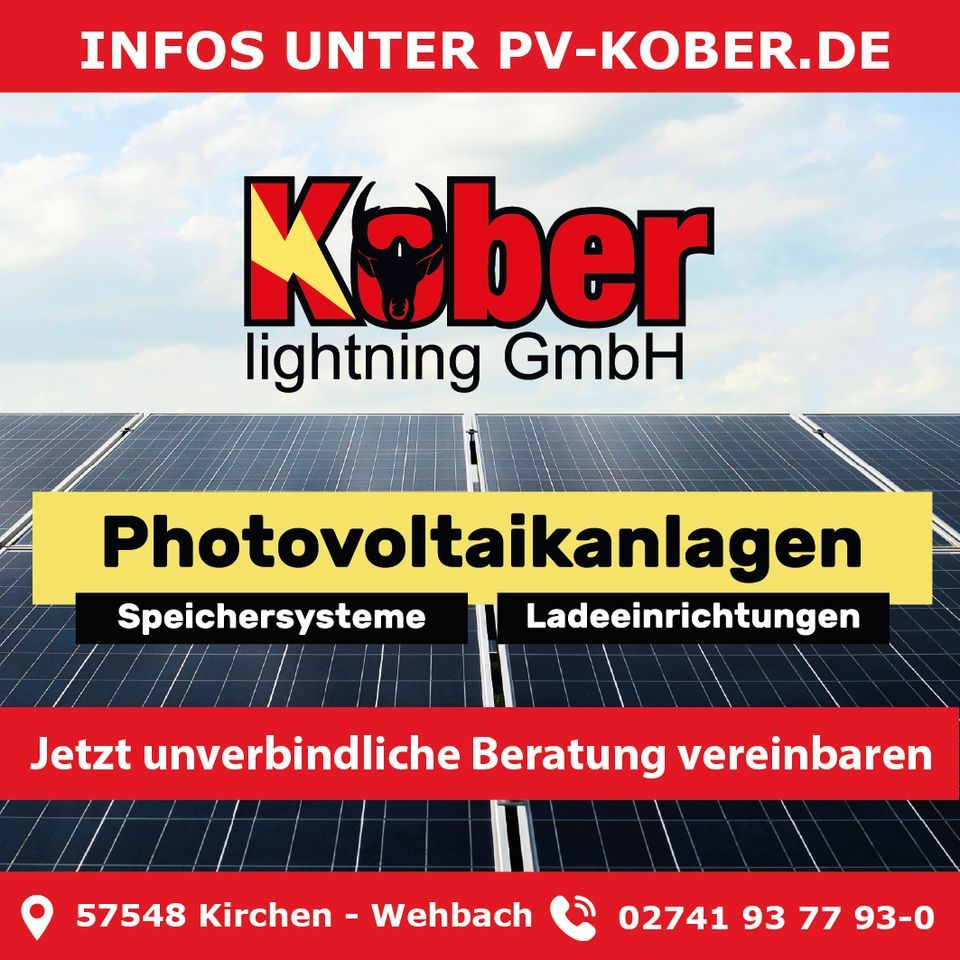 Photovoltaik-Anlage / PV-Anlage / Solar in Kirchen (Sieg)