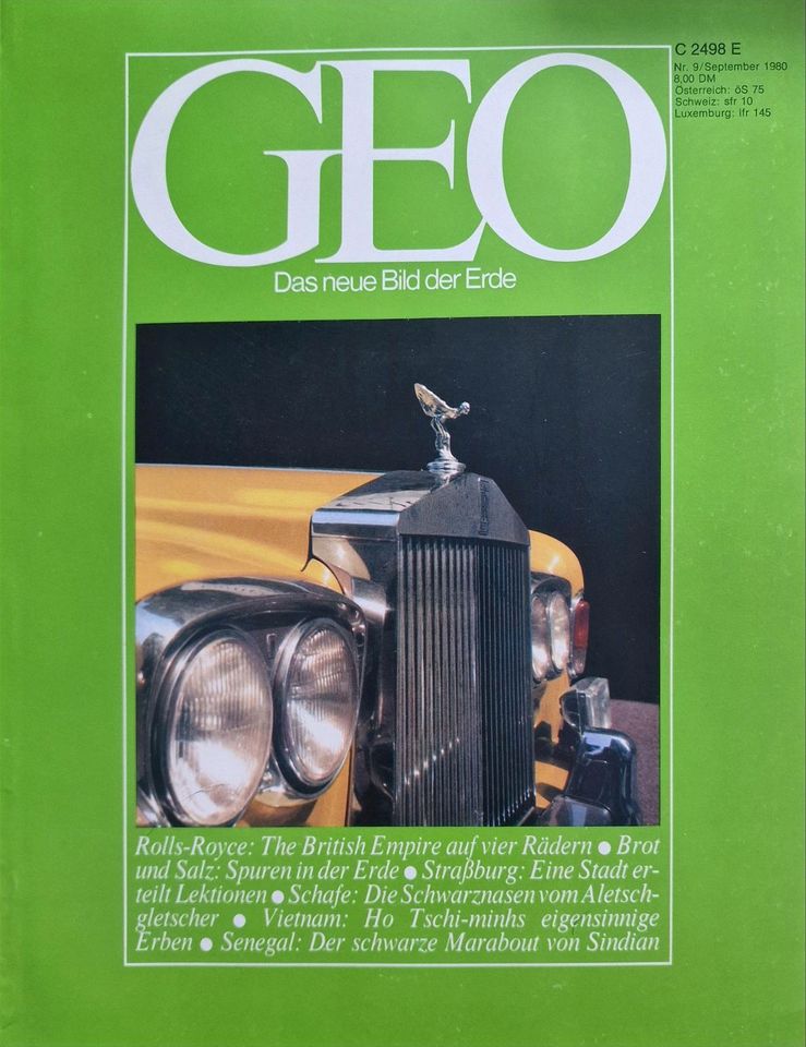 Magazin GEO komplettes Jahr 1980 /Hefte  / Bücher in Berlin