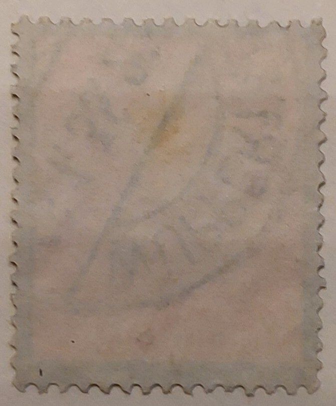 Briefmarke Deutsches Reich 1934, Tod von Paul Hindenburg, 8 Pf. in Leverkusen