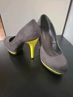 High Heels/Pumps Gr. 36 neon gelb/grau Bayern - Bad Windsheim Vorschau