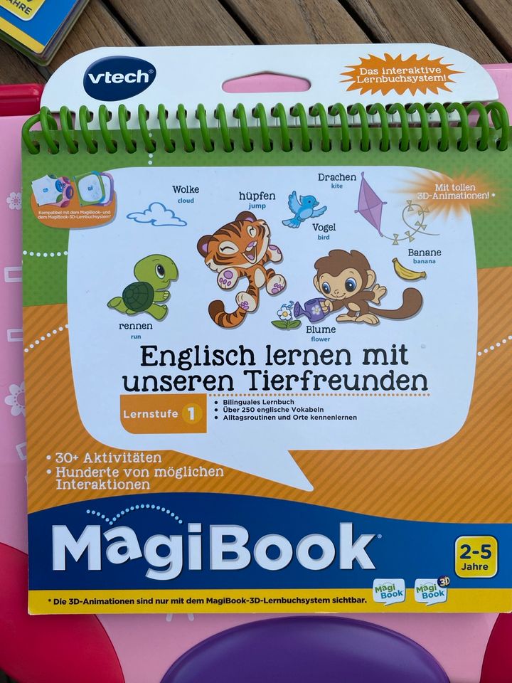 Vtech Magibook pink inkl. 3 Bücher in Reinbek