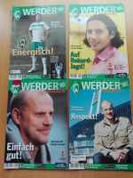 10 Stck. WERDER Magazin Konvolut Hefte Fußball 2008/2010 Niedersachsen - Jever Vorschau