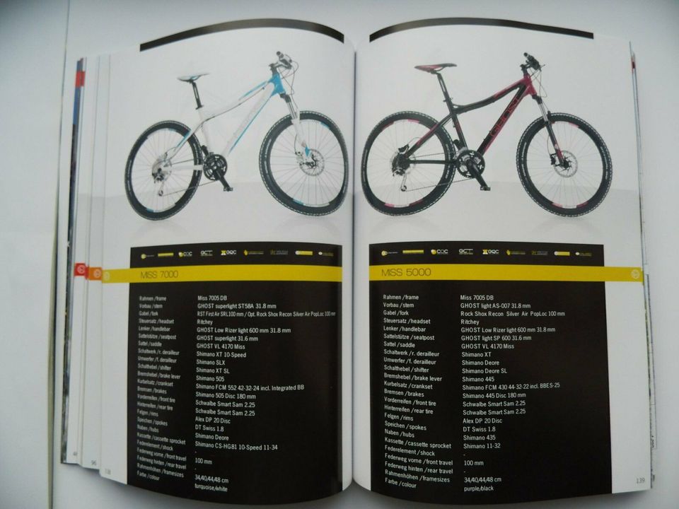 Ghost, Katalog, Broschüre, Prospekt, 2011, MTB, Race, Fahrräder in Rheda-Wiedenbrück