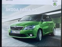 Prospekt Skoda Fabia RS inkl. Combi und Preise von 02/2014 Nordrhein-Westfalen - Mettmann Vorschau