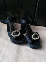 dunkelblaue hohe Schuhe für Abschlussball, Party, Hochzeit Hessen - Egelsbach Vorschau