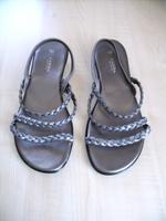 Sandalen, oliv-braun mit Glitzerfäden – Gr. 39 Bayern - Bad Steben Vorschau