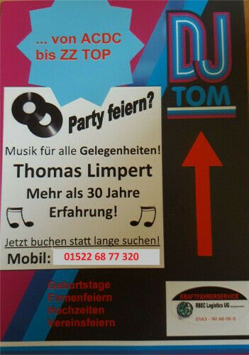 .DJ...Ich glaub es geht schon wieder los...Jetzt buchen !!! in Ludwigsau