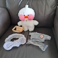 Ente Stofftier mit Brille und Accesoires Hessen - Buseck Vorschau