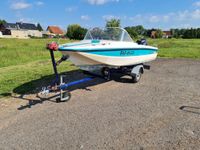 Hellwig Motorboot mit 30Ps 4Takt Motor + Bootstrailer Brandenburg - Rönnebeck Vorschau